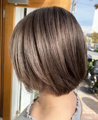 ショート カラー 立花 ふたば🌱のヘアスタイル