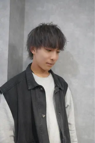 メンズ 最新ケアカラー 髪質改善YUTOのヘアスタイル