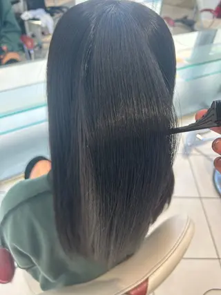 セミロング 美髪縮毛矯正/ 髪質改善/愛敬響のヘアスタイル