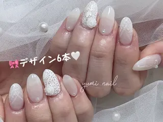 ネイル 𝐲𝐮𝐦𝐢🎀 長さ出しデザイン専門のネイルデザイン