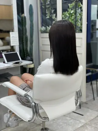 セミロング カラー 相武台ショート特化 💐川崎希💐のヘアスタイル