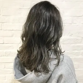 セミロング カラー 似合わせ専門美容師 なかじまのヘアスタイル