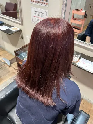 セミロング カラー 顔まわり/オフィス カラー/青栁優🔆のヘアスタイル