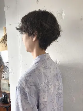 ショート サイトウ ジュンヤのヘアスタイル