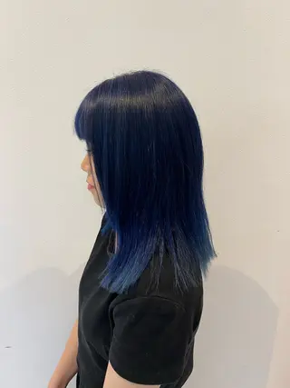 ミディアム カラー hair S.coeur emu所属・黒木 日那のヘアスタイル