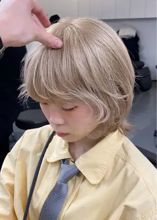 ミディアム カラー 村田 りょうやのヘアスタイル