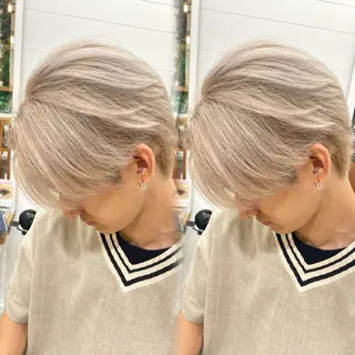 カラー メンズ ブリーチデザインカラ ー/メンズ◎mariのヘアスタイル