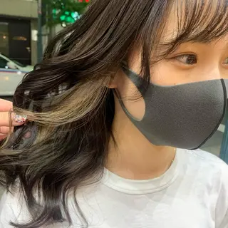 セミロング 韓国ヘア🦋 MIYUのヘアスタイル