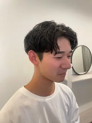 ショート メンズ MATSURI BASE.AWAJIのヘアスタイル