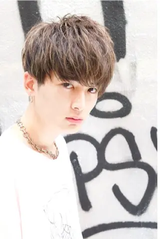 ショート メンズ 岩谷 阿礼のヘアスタイル