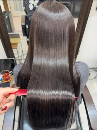 カラー たぴ。ぱつっとボブ /暖色艶カラー🍒のヘアスタイル