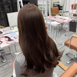 ロング カラー ヘアアレンジ ブリーチなしカラー /新百合ヶ丘/安形翔のヘアスタイル