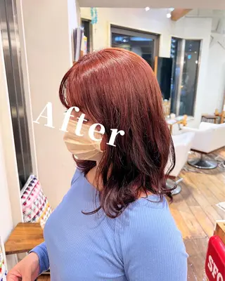 ミディアム カラー HAIR GOURIKI jr所属・GOURIKI jr 🌿‬MIKUのヘアスタイル