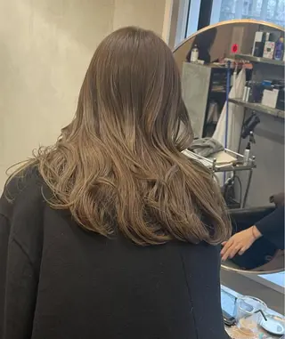 ミディアム カラー ダブルカラー /まつ毛パーマ🎀のヘアスタイル