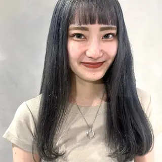 ロング カラー デザインカラー/パー マ🦖外岡咲希🦖のヘアスタイル