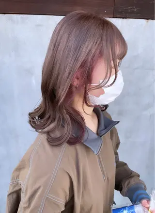 ミディアム カラー ayaka |トレンドヘアのヘアスタイル
