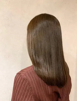 セミロング 似合わせカット/ 艶カラー/いらみなのヘアスタイル