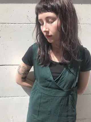 セミロング カラー 下北沢 soiのヘアスタイル