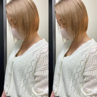 ショート カラー ⭐️横浜ブリーチ特化 美容師 堤涼⭐️のヘアスタイル