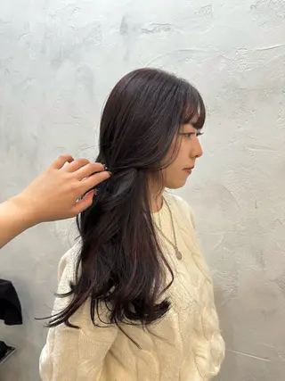 ロング カラー vi-ta所属・平田 千莉のヘアスタイル
