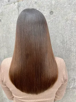 ロング カラー すぐ巻ける縮毛矯正 🍀勝倉　麗のヘアスタイル