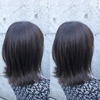 ロング カラー パーマ ヘアアレンジ メンズ キッズ ネイル マツエク・マツパ 💟Chloe原宿店 🩶ハイトーンのヘアスタイル