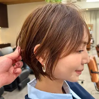 ショート カラー 銀座/ショート特化/ 似合わせカット/といのヘアスタイル