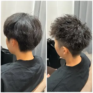 ショート パーマ TELAHAIR成田 マネージャー吉野美羽のヘアスタイル