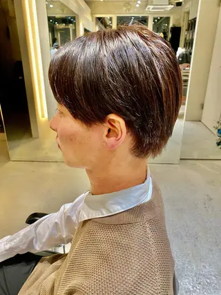 ショート メンズ 大人可愛いレイヤー 大田のヘアスタイル