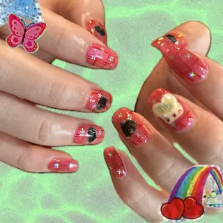 ミディアム ｵｵﾀｹ ﾚｲﾅのネイルデザイン