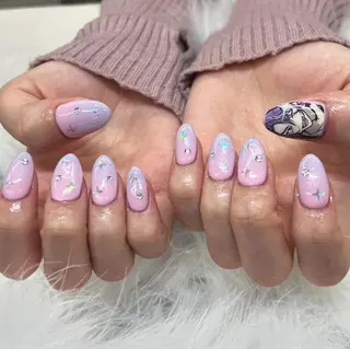 ネイル SATO 🎠🫧 痛ネイル/3Dパーツのネイルデザイン