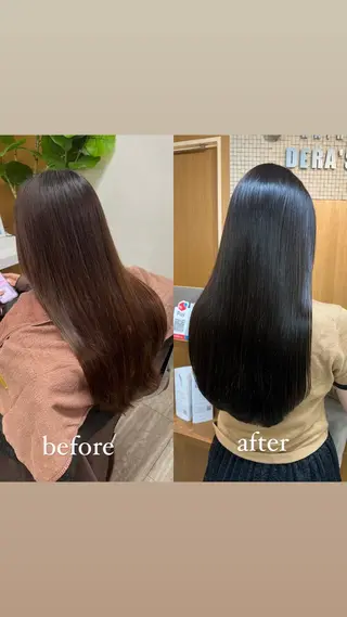 ロング カラー 透明感カラー/ イルミナカラーヒロキのヘアスタイル