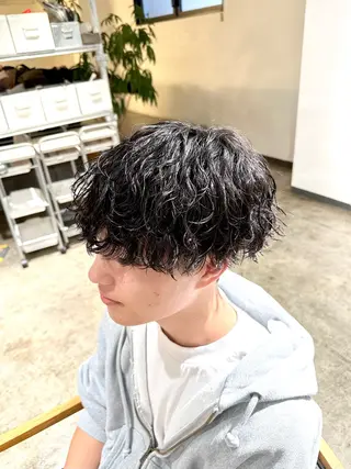 パーマ メンズ 骨格補正施術/メンズ 専門美容師/YUYAのヘアスタイル