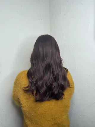 ロング カラー 韓国ヘア🫧艶カラー 🫧髪質改善/オオヤのヘアスタイル