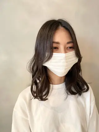 セミロング カラー ブロンド×ハイトーン /遠藤将太のヘアスタイル