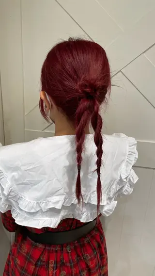 ヘアアレンジ ブリーチ超特化美容師 ☯️ルカ✡️💫のヘアスタイル