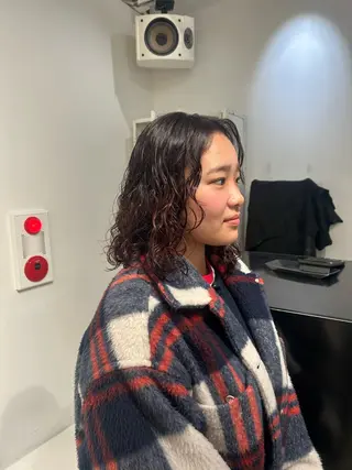カラー パーマ カットモデル募集中/ 原宿/MOENOのヘアスタイル