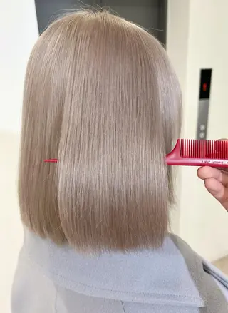 ミディアム 塩川 和弥のヘアスタイル