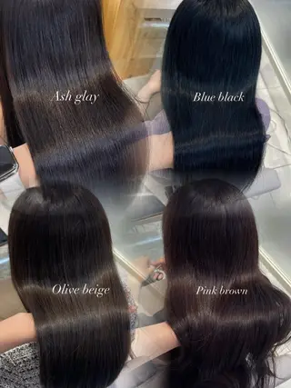 ミディアム カラー Hina🫧透明感 カラー🫧のヘアスタイル