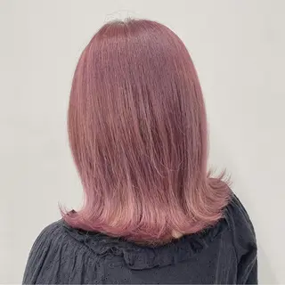 セミロング カラー ヘアアレンジ ❄️THEATER 透明感カラー❄️のヘアスタイル