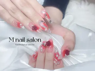 ネイル M🌷nail 長さだし専門店のネイルデザイン