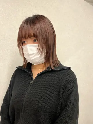 ミディアム パーマ anon Loemのヘアスタイル