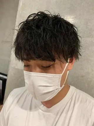 パーマ メンズ Produce with SALON VILLAGE所属・メッシュパーマ職人/ 窪田 優也/ツイスパのヘアスタイル
