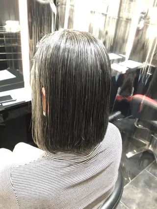 ミディアム Annon プライベートサロンのヘアスタイル