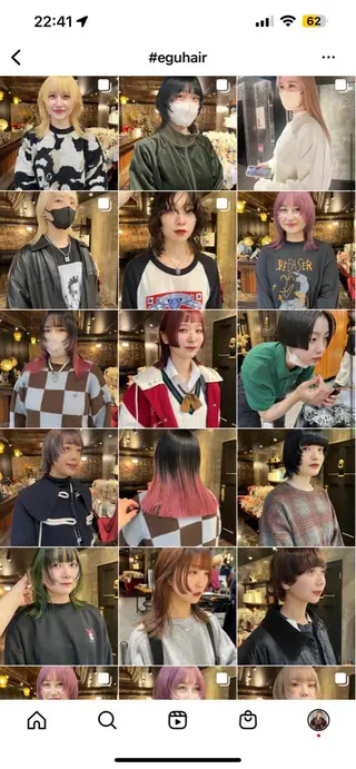 カラー haco＋所属・圧倒的デザイン力 店長🎨RENAのヘアスタイル