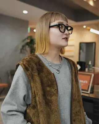 ミディアム カラー 栄・伏見 JOULE'Sのヘアスタイル