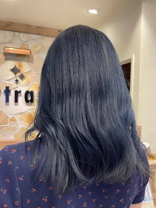 セミロング カラー ヘアアレンジ 韓国ヘア/ sumireのヘアスタイル