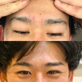 メンズ アイブロウ メンズガーデン yuriのネイルデザイン