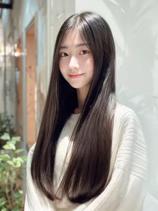 ロング パーマ 鹿子島 昇彦のヘアスタイル