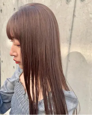 ロング カラー まろやか透明感カラー ♡MANAのヘアスタイル